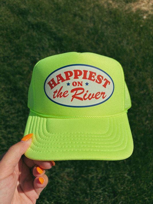 Happiest On The River Trucker Hat