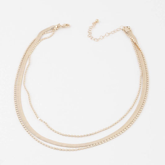 Triple chain necklace