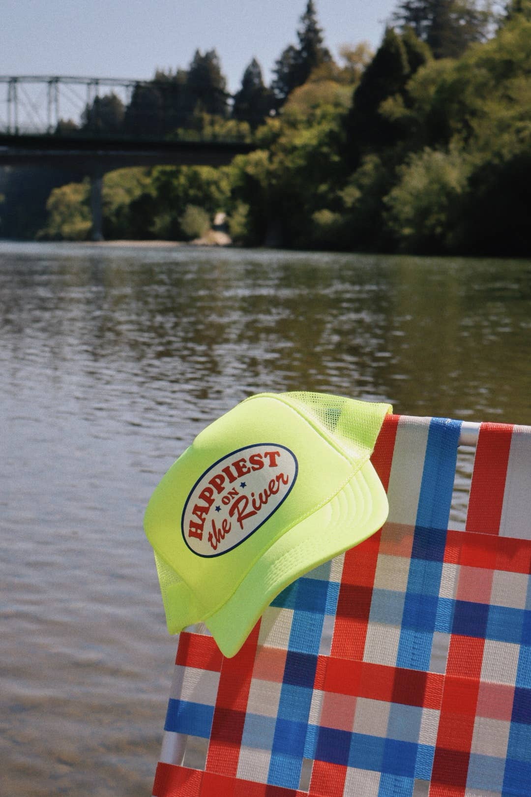 Happiest On The River Trucker Hat