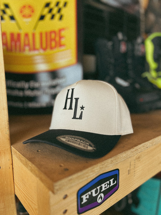 HL Logo Canvas Trucker Hat Black/Cream