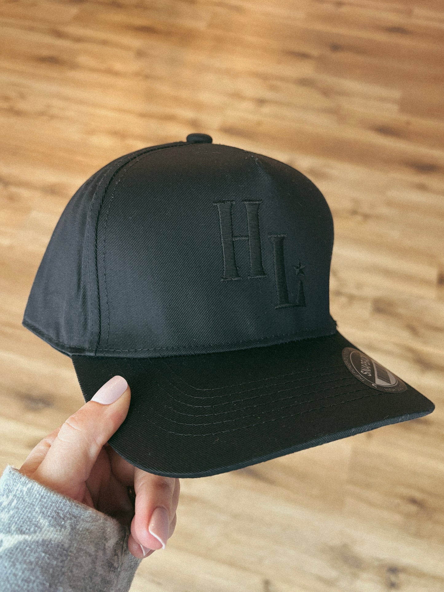 HL Logo Canvas Trucker Hat Black/Black