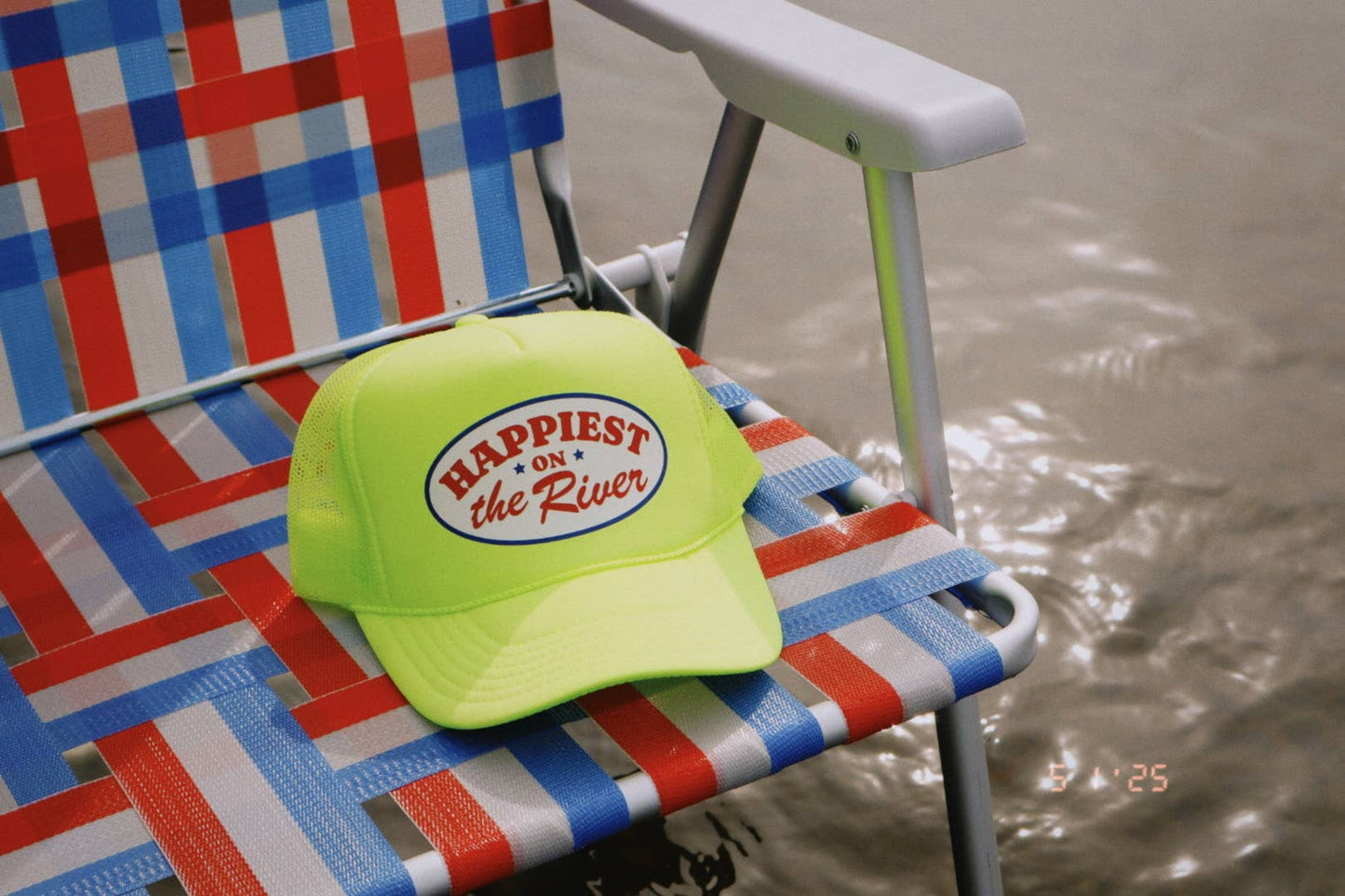 Happiest On The River Trucker Hat